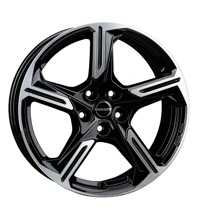 Borbet XE1 black polished 7,50x18 5x112,00 ET23,00
