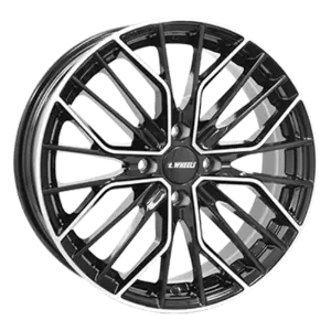 itWHEELS Tiara 4 Black Polished 7,00x18 4x100,00 ET38,00