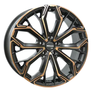 MONACO WHEELS Grand Prix C 17 Black Copper Polished 8,00x19 5x112,00 ET35,00