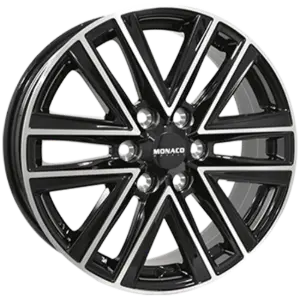 MONACO WHEELS VT1 Black Polished 8,00x18 6x130,00 ET50,00