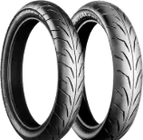 Zbliżenie bieżnika Bridgestone BT 39 120/80-17 61 S Tył TL M/C