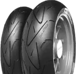 Zbliżenie bieżnika Continental ContiSportAttack 130/70ZR16 (61 W) Przód TL M/C