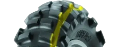 Mitas EF-05 120/80-19 63 R Tył TT M/C Yellow, SUPER