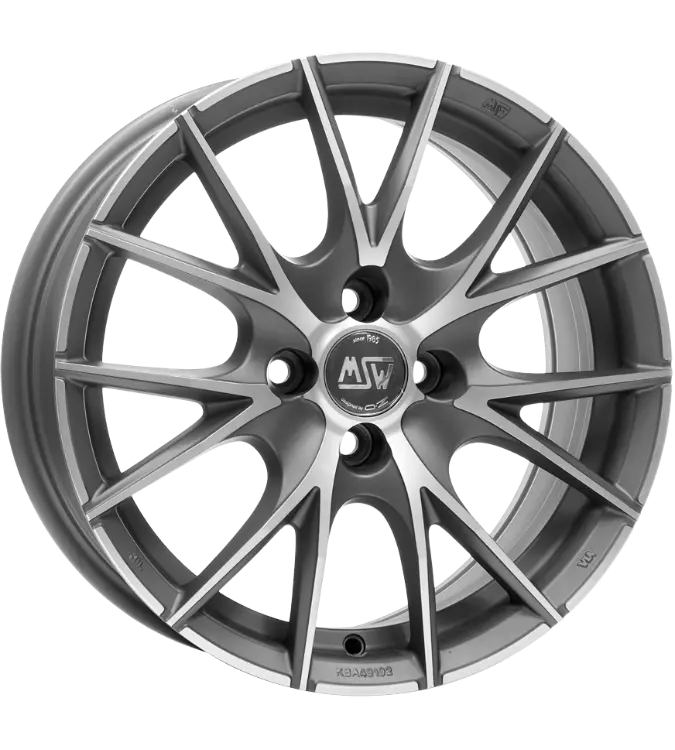 MSW 25 Titanium polished 7,00x16 4x100,00 ET37,00