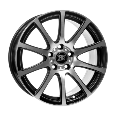 Racer EVO Black Polished 6,50x15 5x114,30 ET35,00