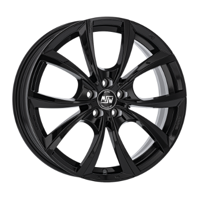 MSW 27 Gloss black 7,50x17 5x100,00 ET35,00