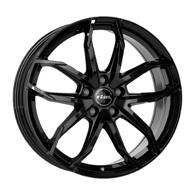 RIAL Lucca Black Gloss 8,00x18 5x110,00 ET33,00