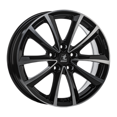 itWHEELS Elena Black Polished 7,50x17 5x108,00 ET50,00