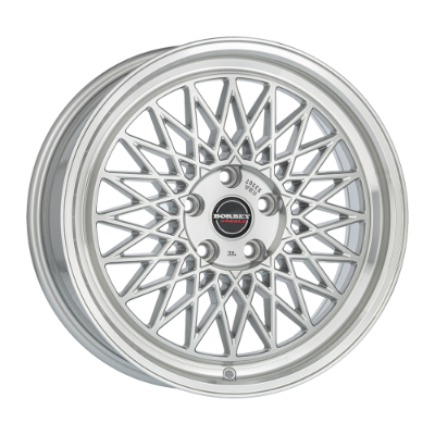 Borbet B silver rim polished 8,00x18 5x112,00 ET45,00