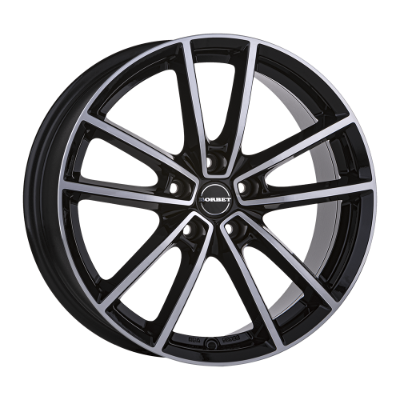 Borbet W black polished 8,00x18 5x112,00 ET48,00