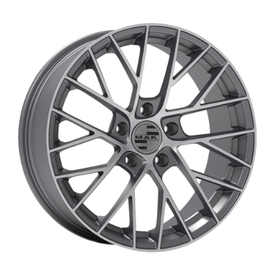 MAK Monaco Gun Metallic Mirror 8,50x19 5x130,00 ET52,00