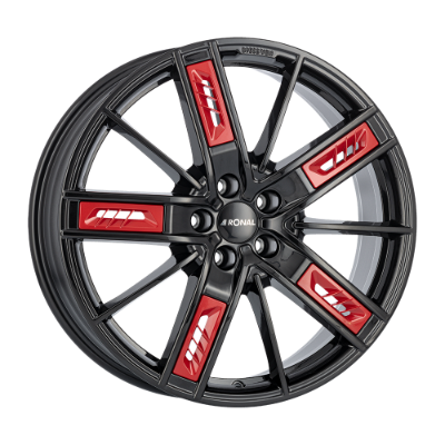 Ronal R67 Jetblack Red 8,50x20 5x112,00 ET30,00