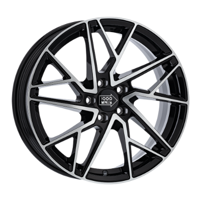 Mille Miglia RX25 Black Polished 7,50x17 5x114,30 ET40,00