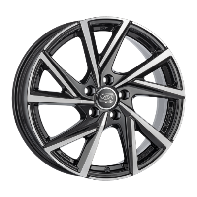 MSW 80-5 Gloss Black Polished 6,50x16 5x108,00 ET45,00