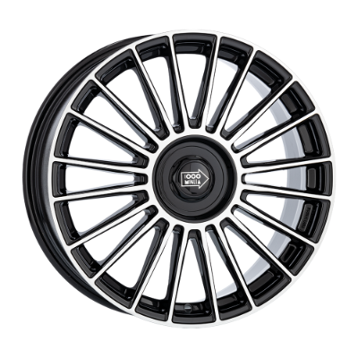 Mille Miglia MM1022 Black Polished 8,00x18 5x108,00 / 5x114,30 ET45,00