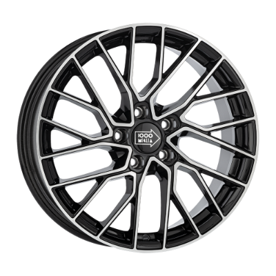 Mille Miglia MM1024 Black Polished 8,00x18 5x114,30 ET40,00