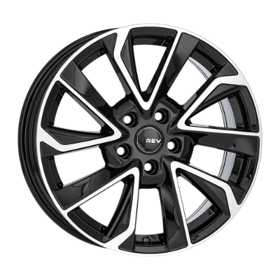 REVATIVO Orbit Black Polished 6,50x16 5x100,00 ET38,00
