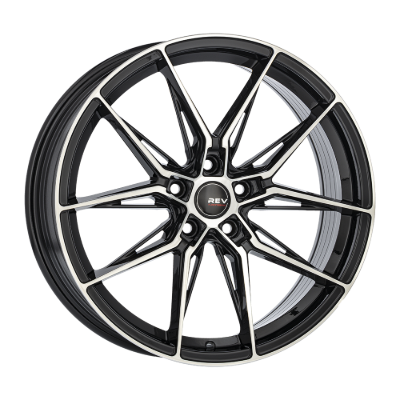 REVATIVO Pulsar FF Black Polished 8,00x18 5x112,00 ET35,00